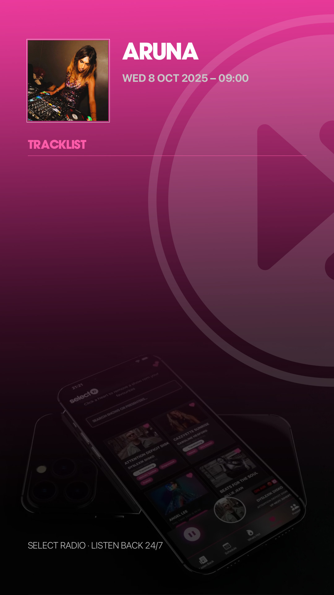 Tracklist Story Preview