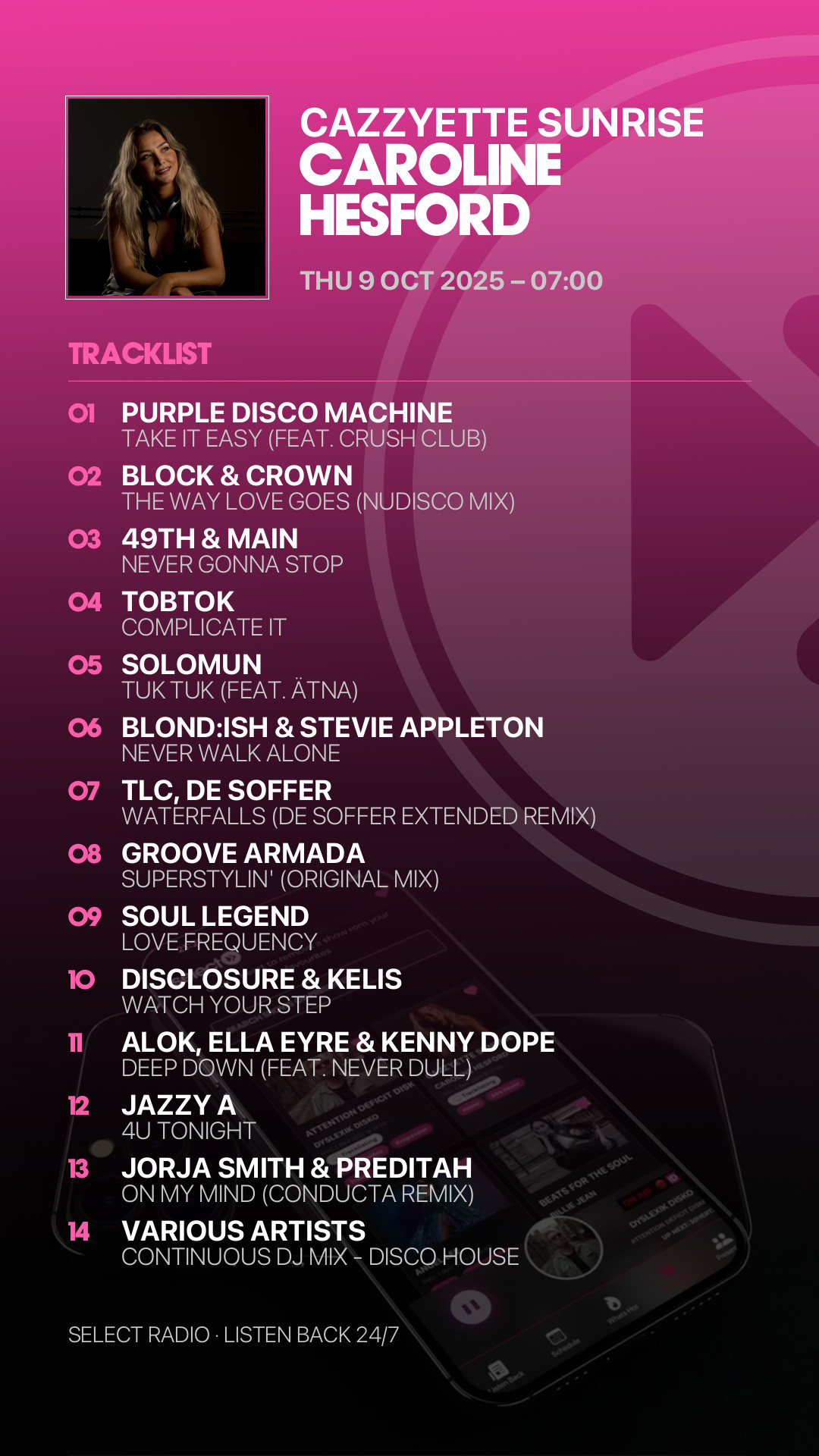 Tracklist Story Preview