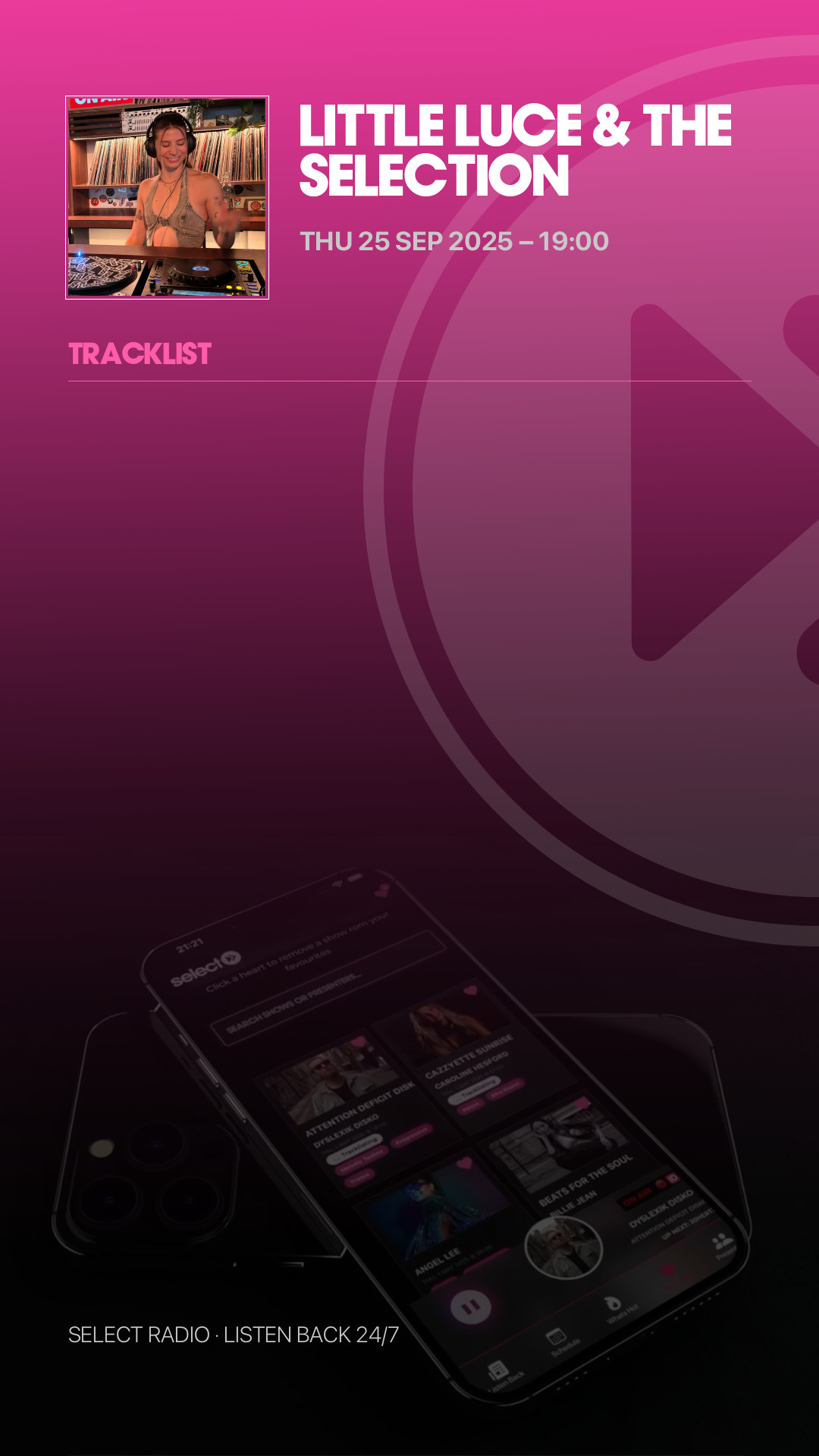 Tracklist Story Preview