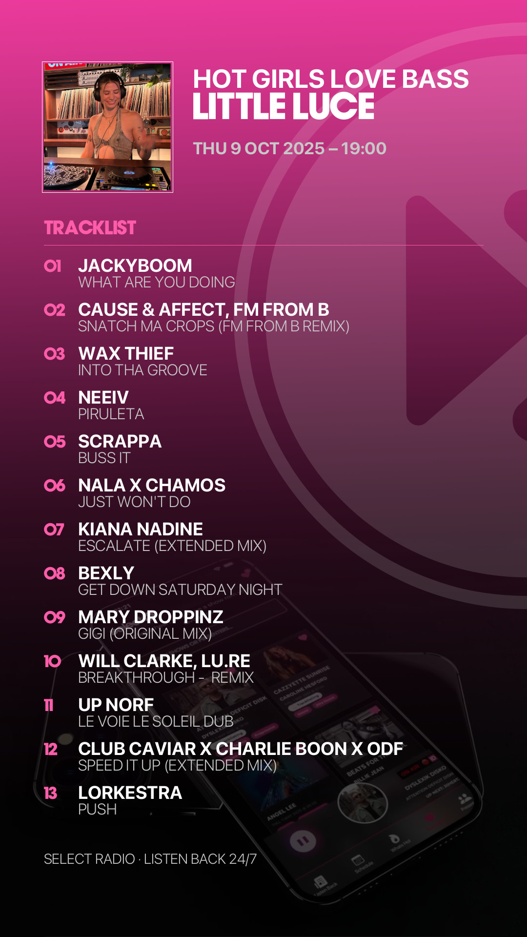 Tracklist Story Preview