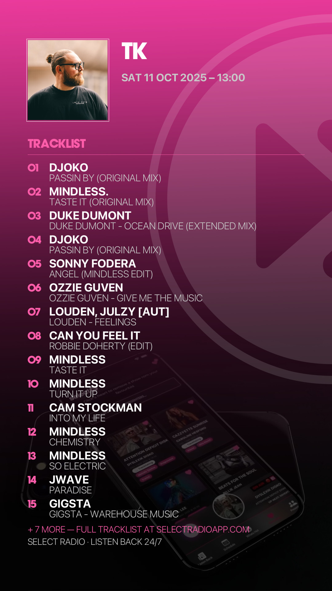 Tracklist Story Preview
