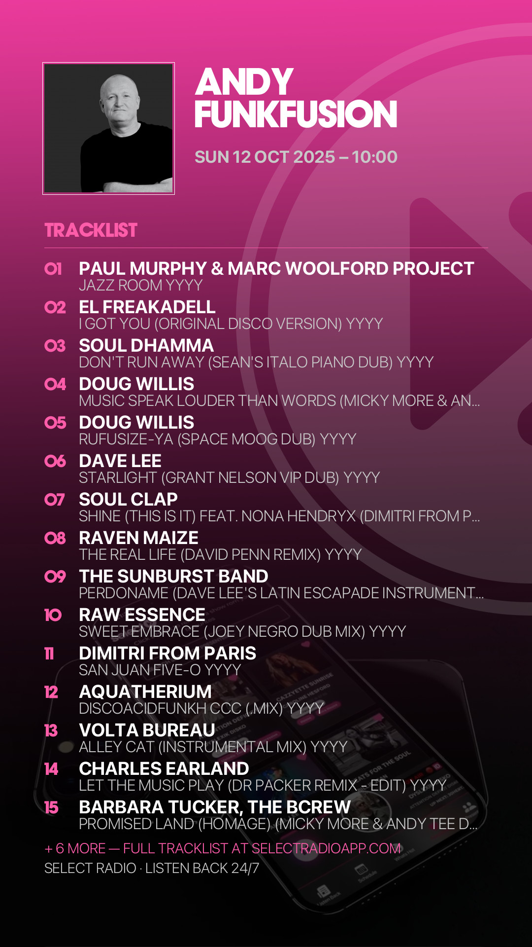 Tracklist Story Preview