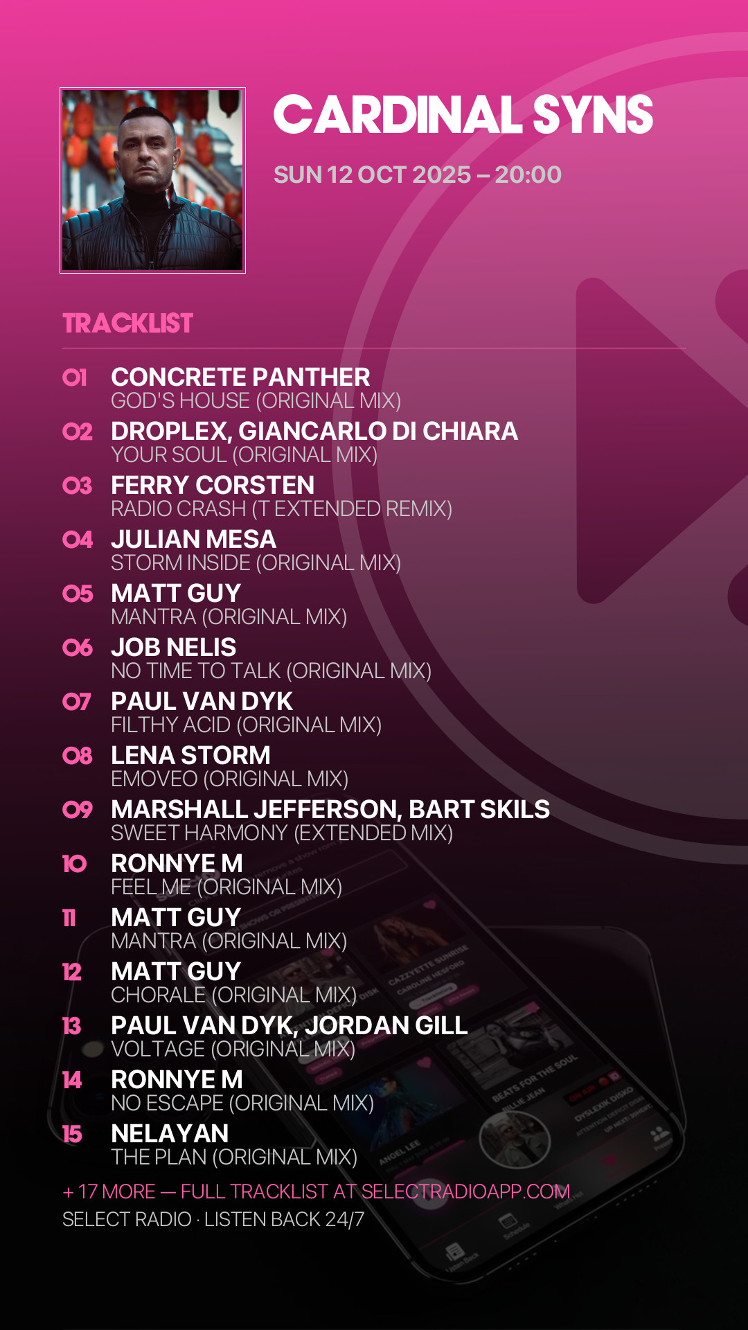 Tracklist Story Preview