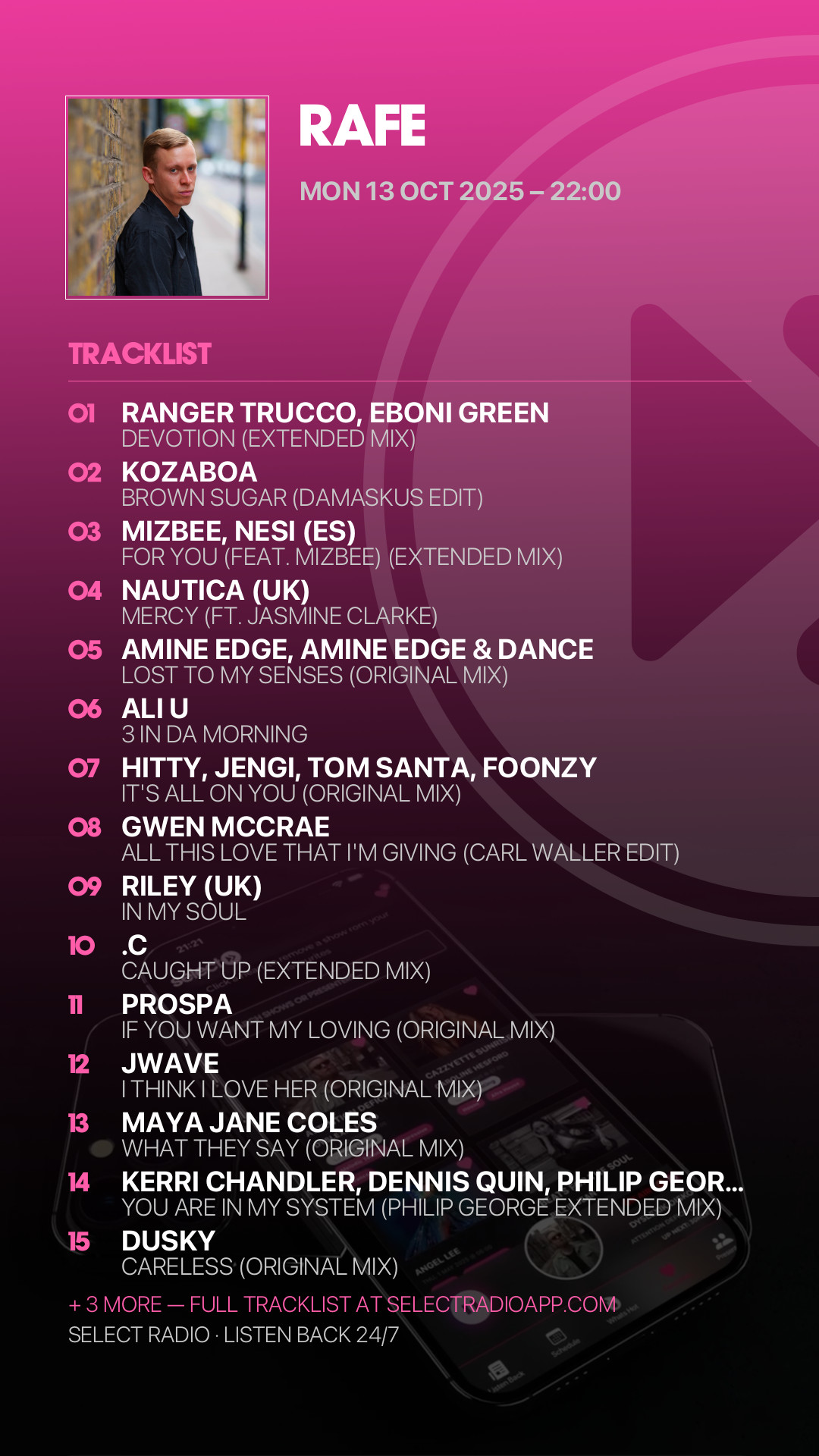 Tracklist Story Preview