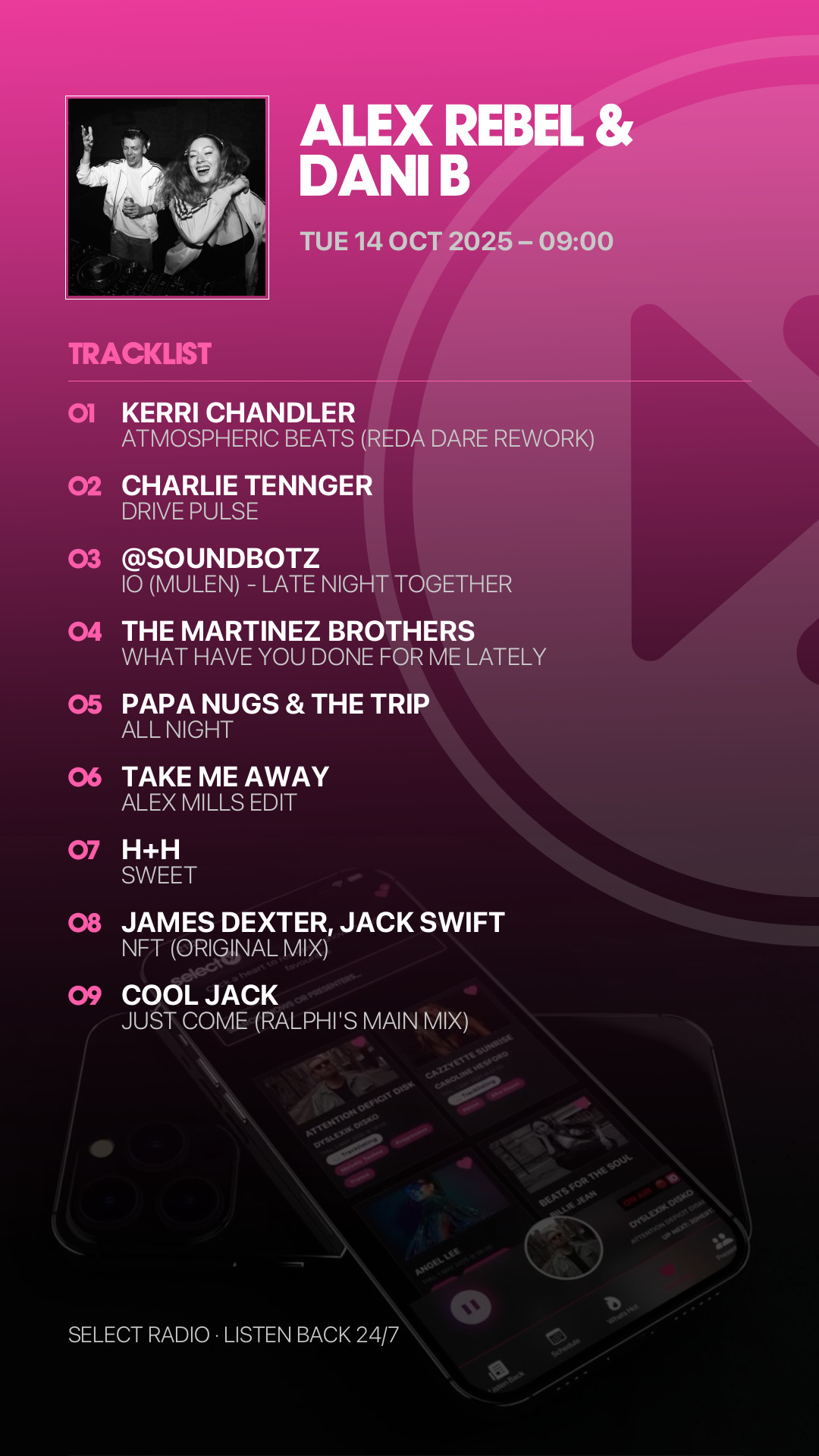 Tracklist Story Preview