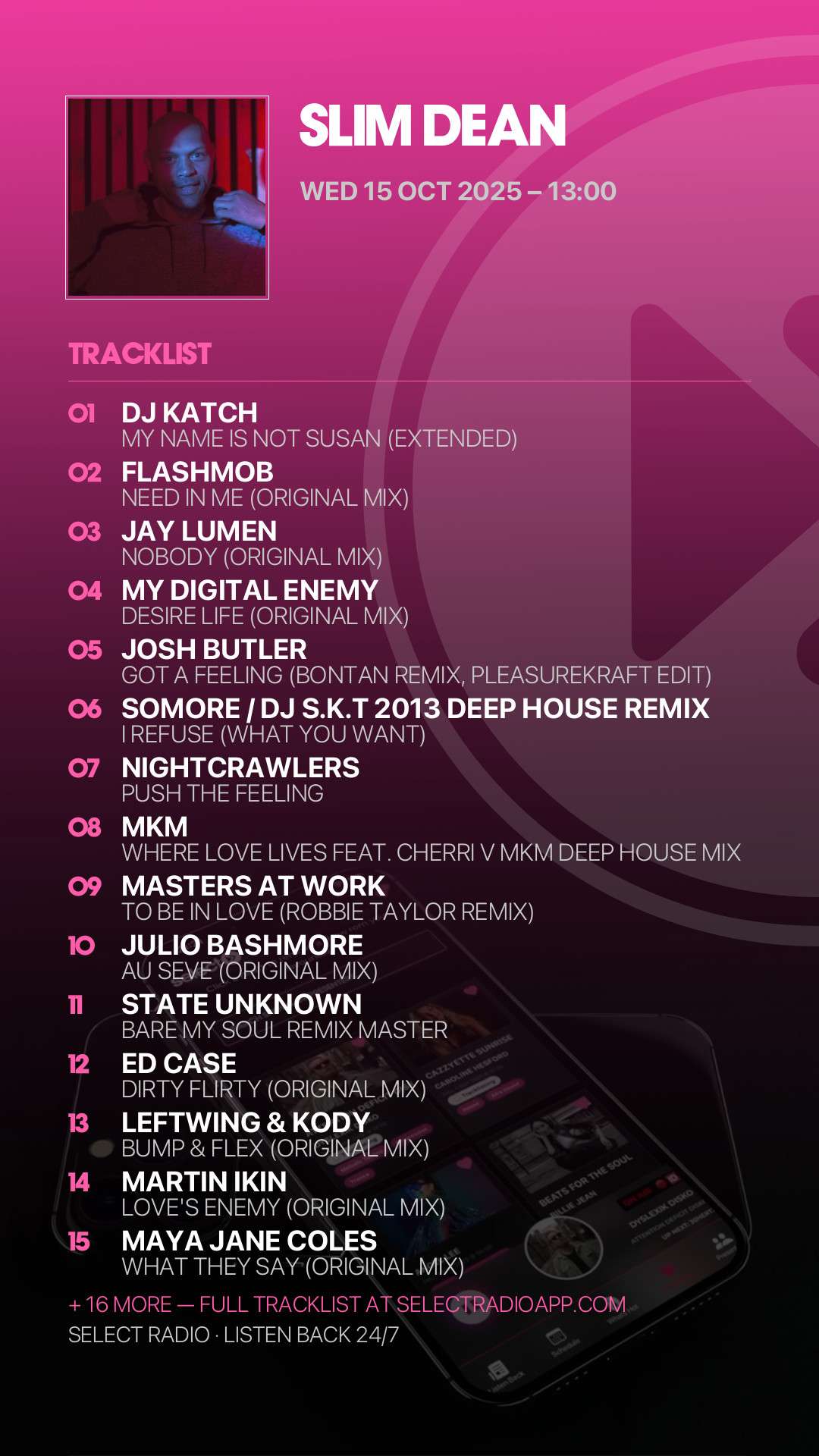 Tracklist Story Preview
