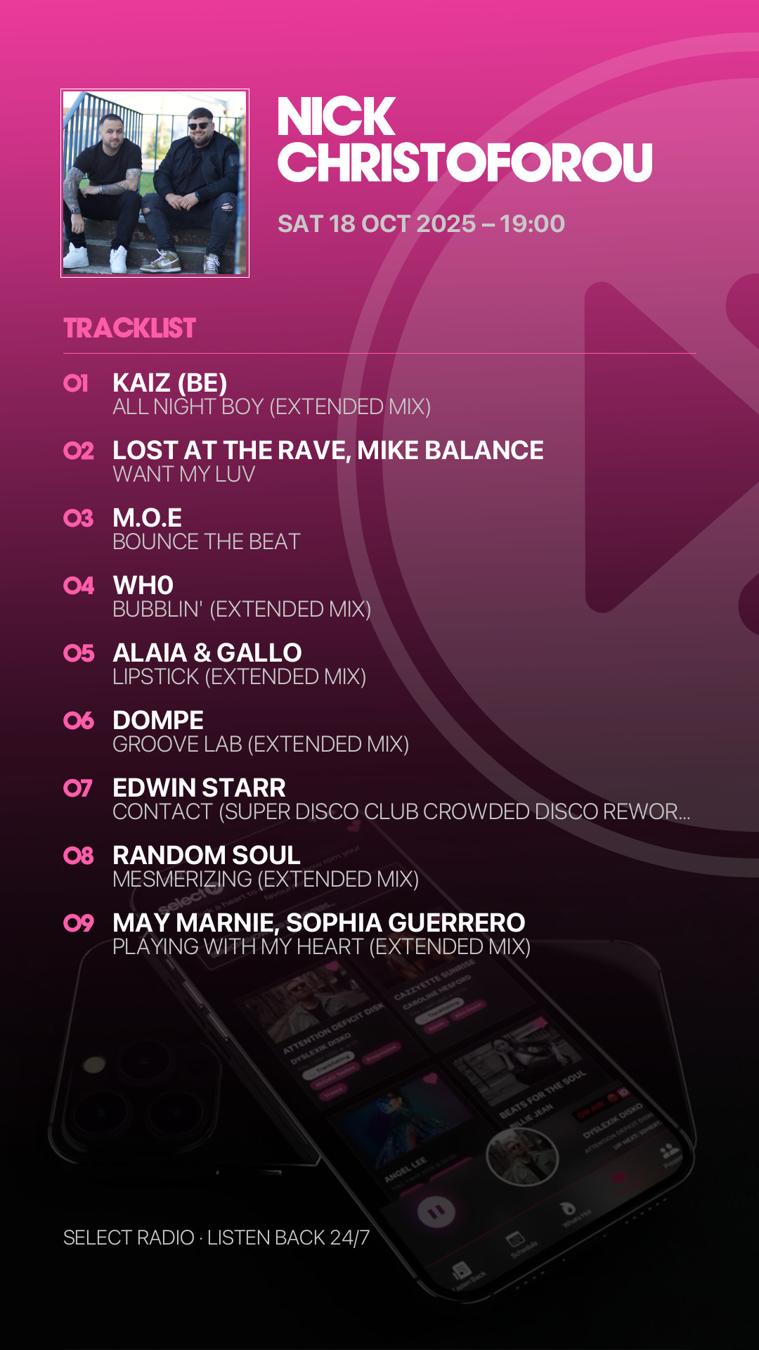 Tracklist Story Preview