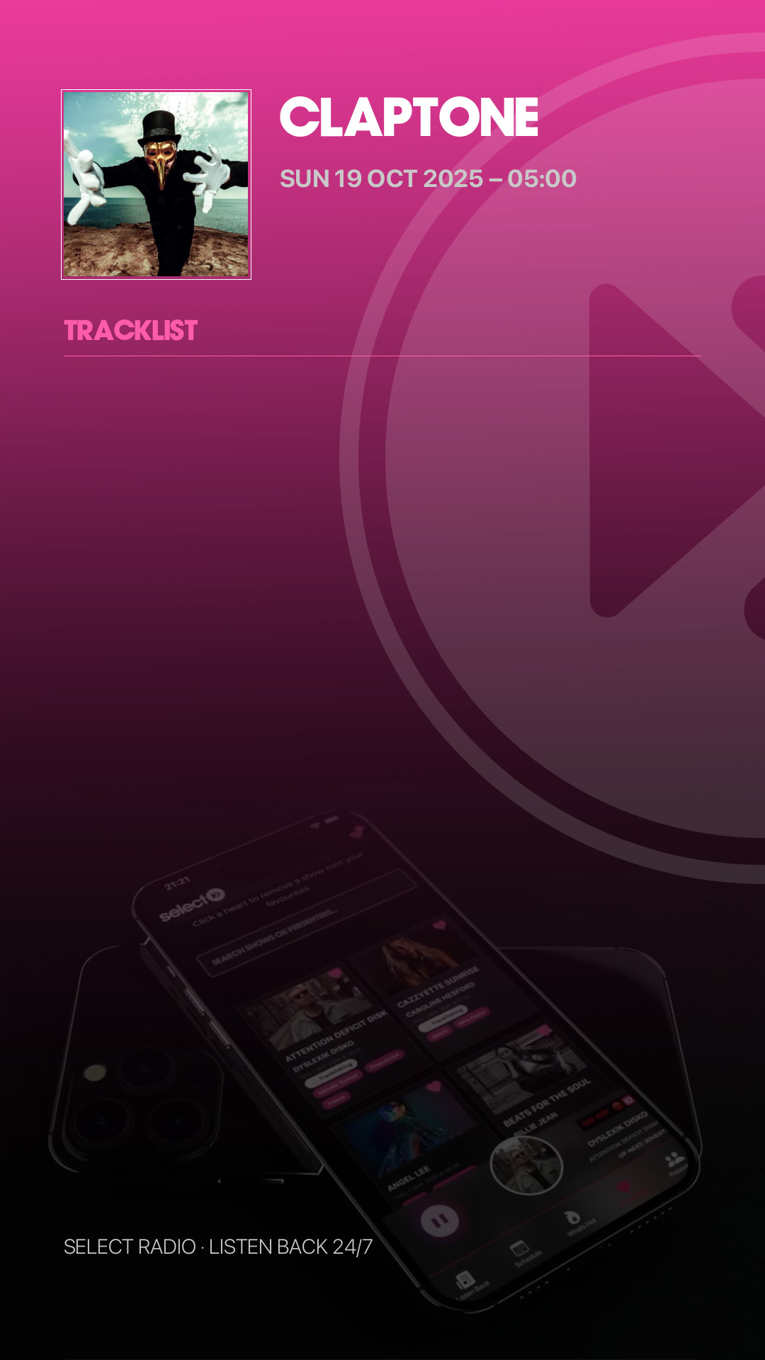 Tracklist Story Preview