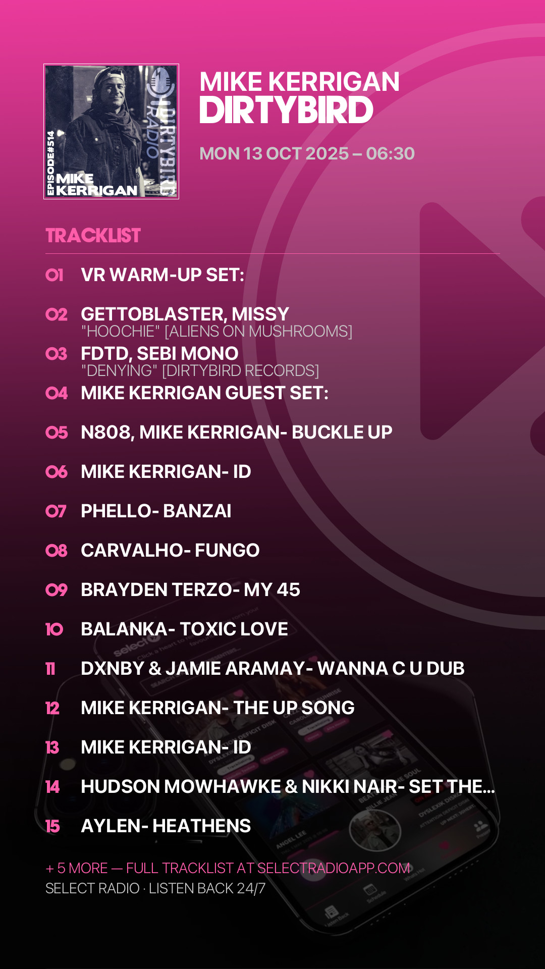 Tracklist Story Preview