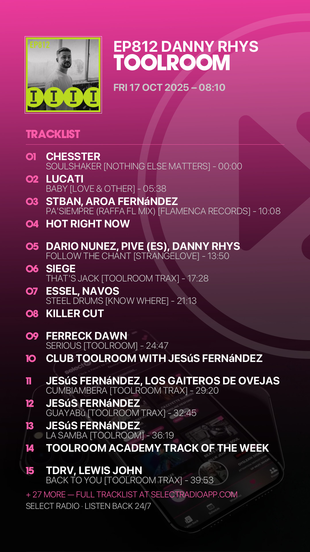 Tracklist Story Preview