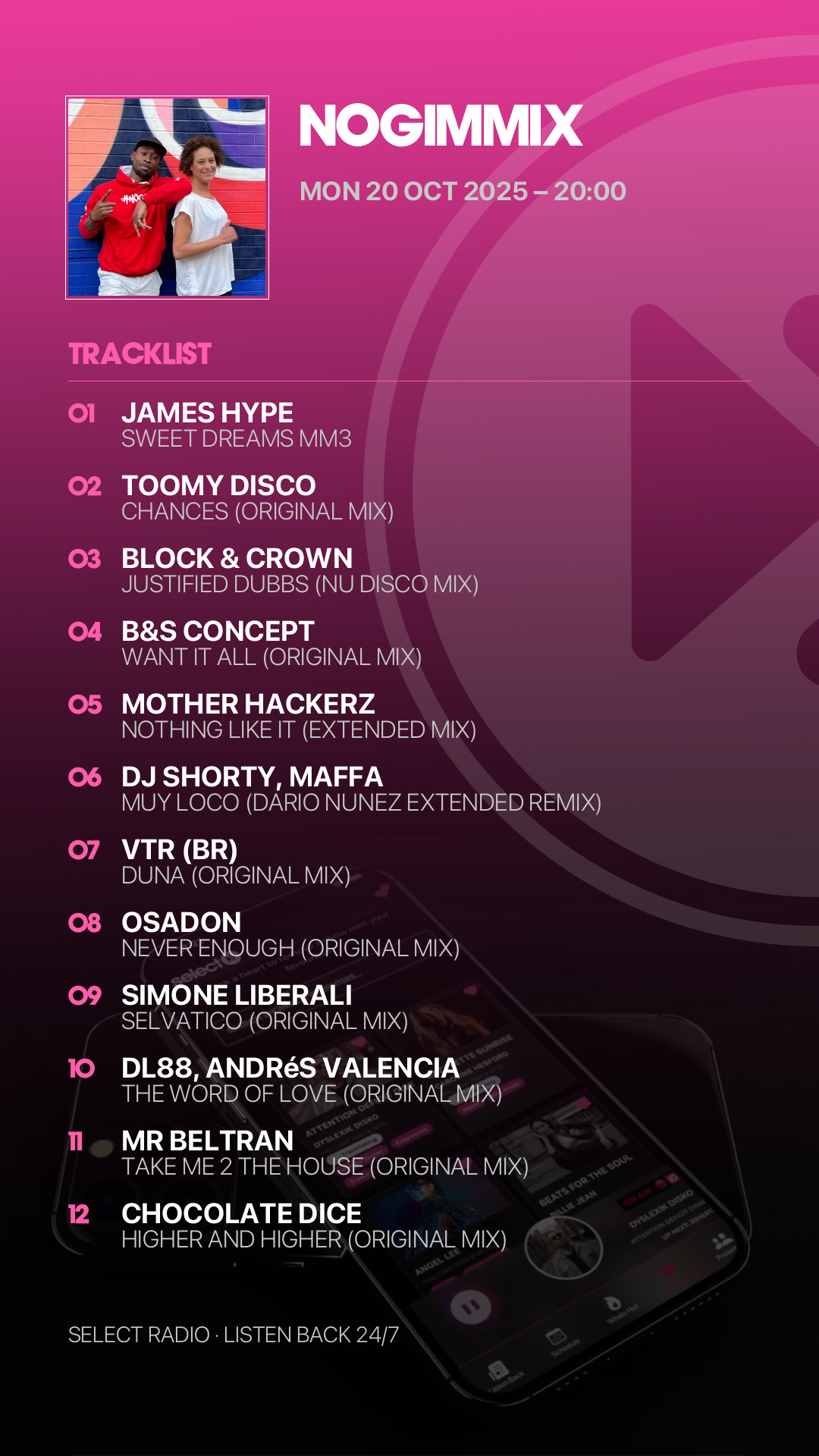 Tracklist Story Preview