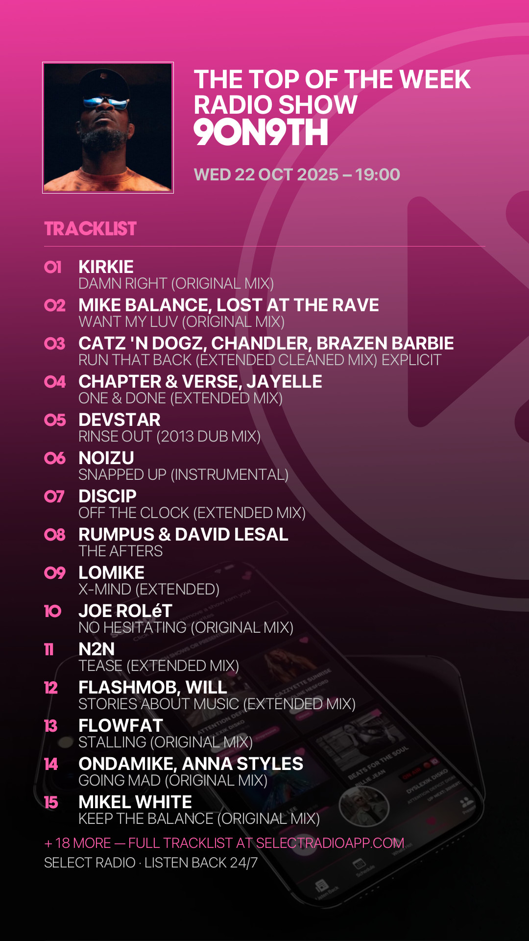 Tracklist Story Preview