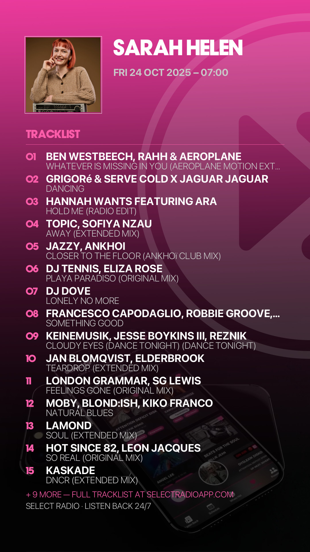 Tracklist Story Preview
