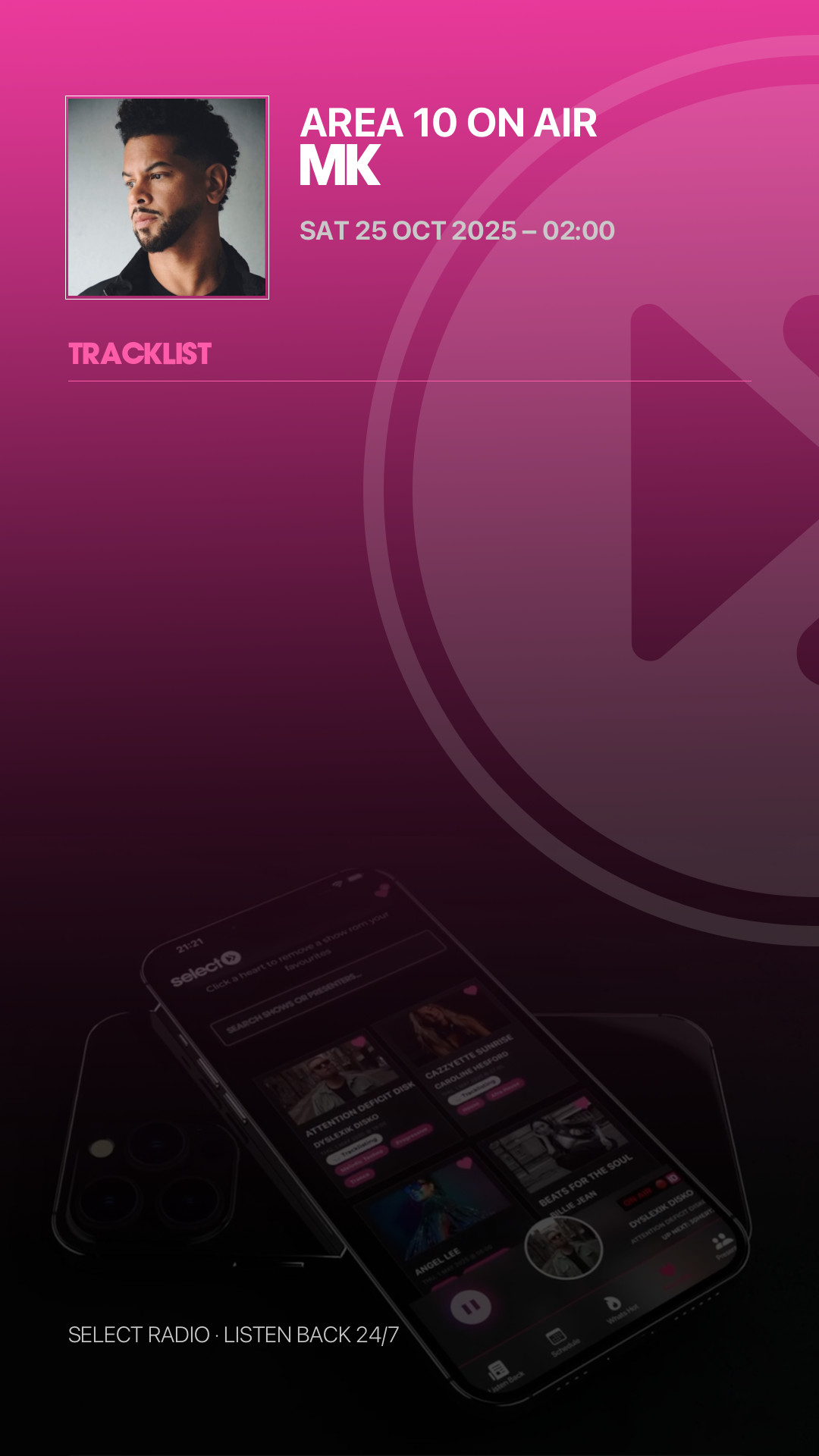 Tracklist Story Preview