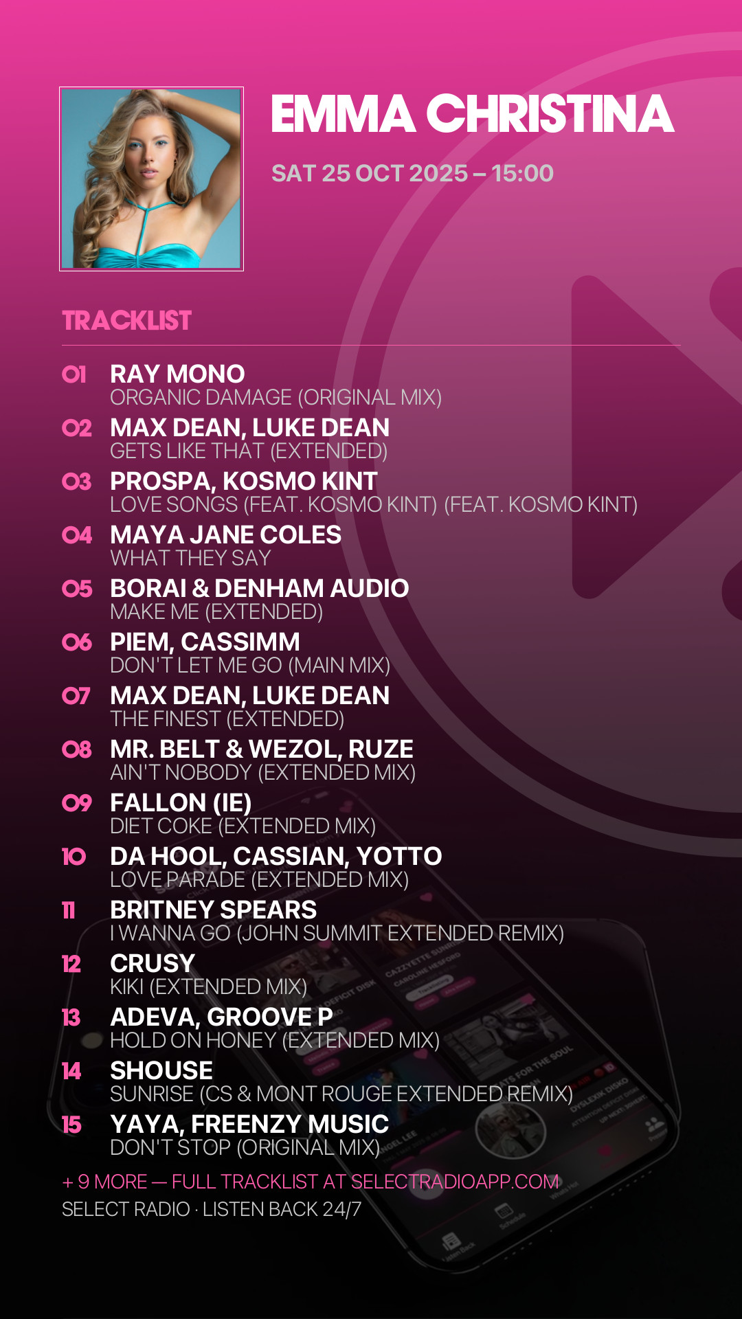 Tracklist Story Preview