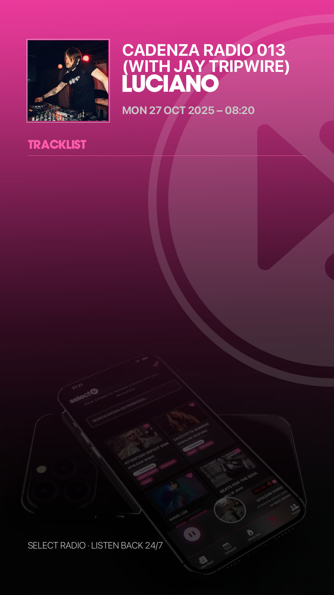 Tracklist Story Preview
