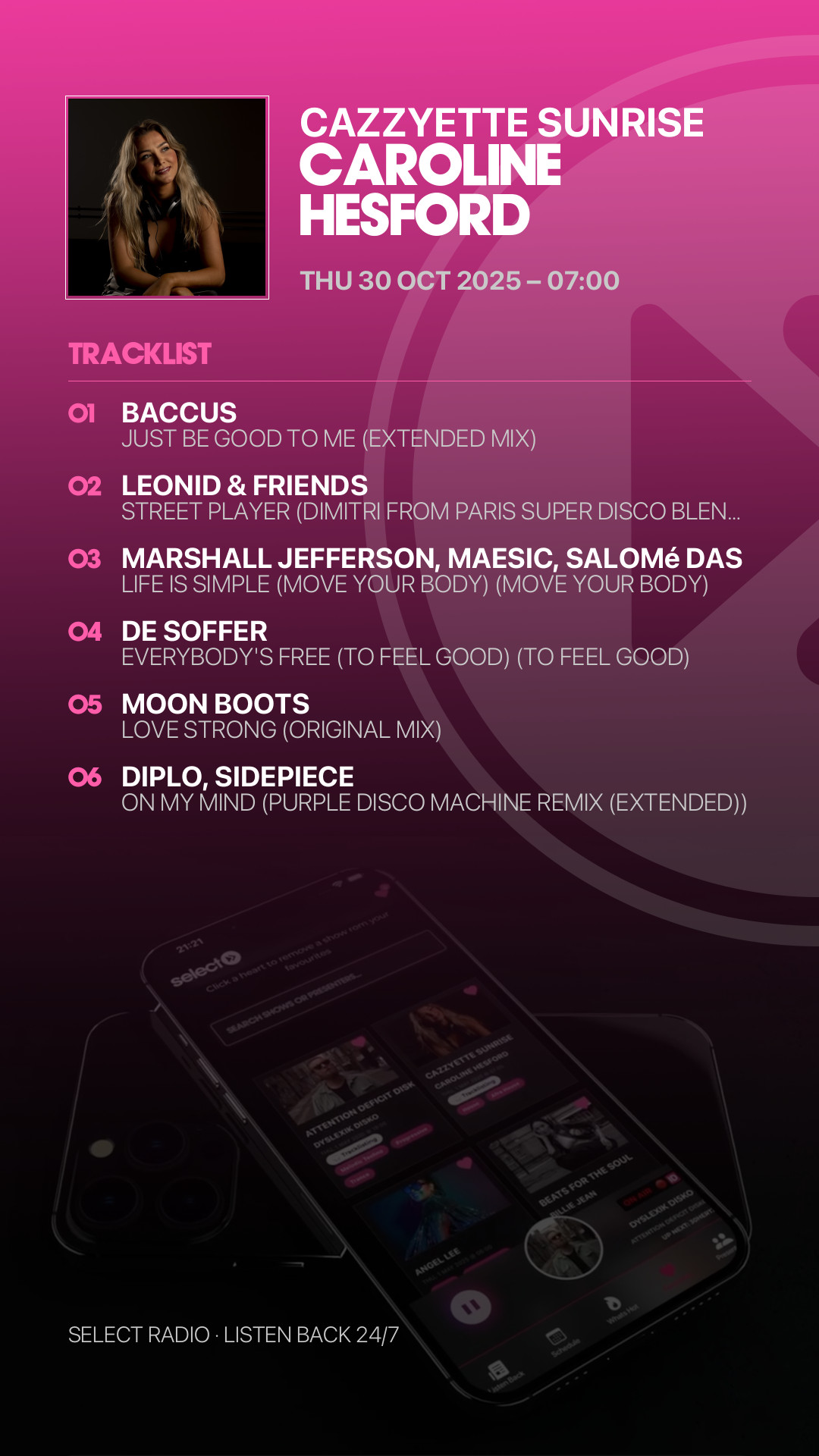 Tracklist Story Preview