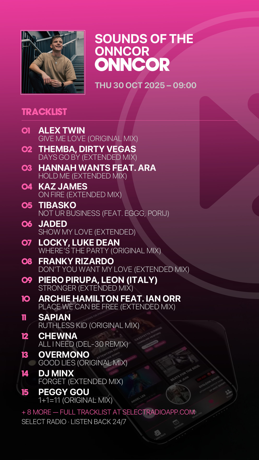 Tracklist Story Preview