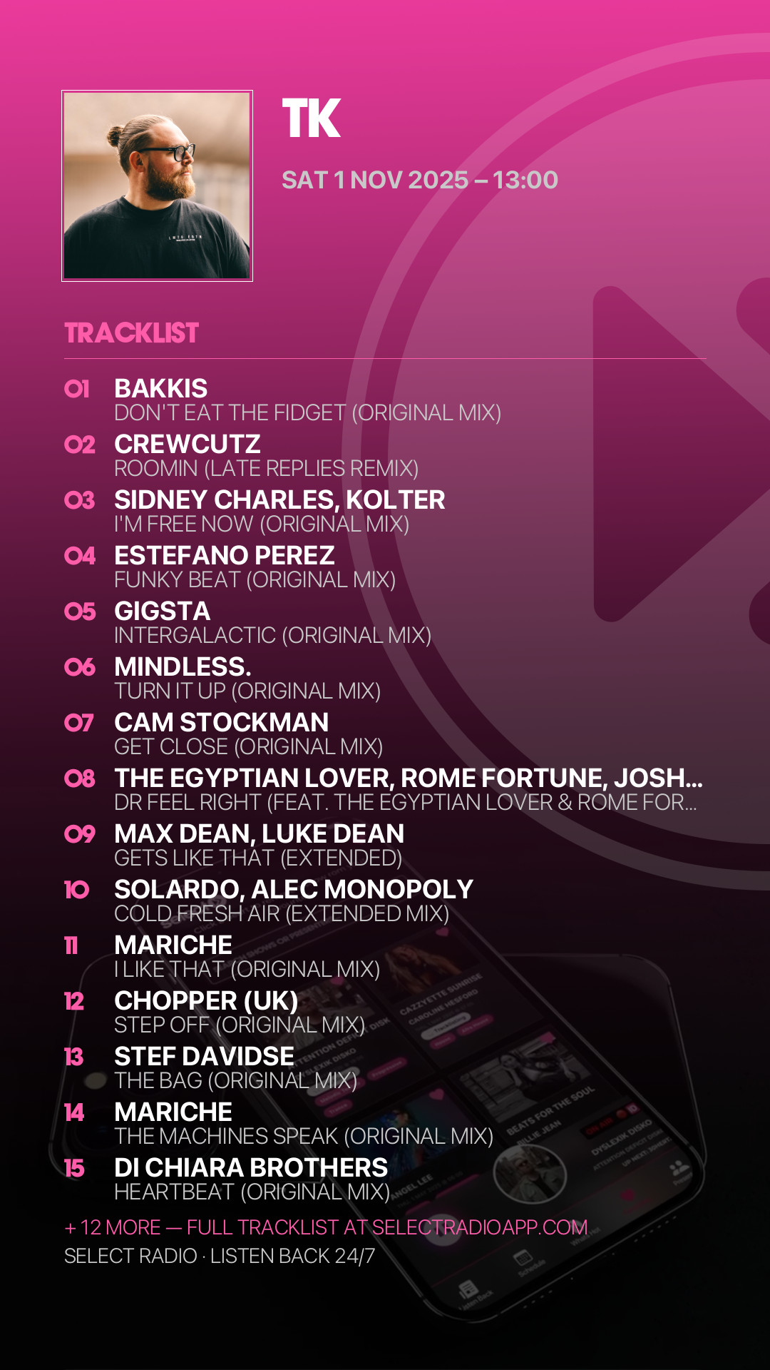 Tracklist Story Preview